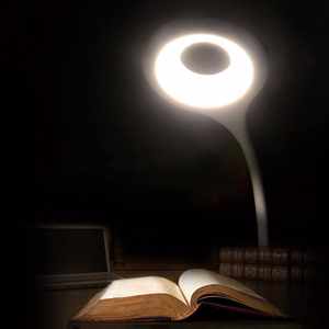 Mini Wozinsky langaton LED-lukuvalo klipsillä + USB-C kaapeli - valkoinen