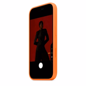 iPhone 17 Pro silikoninen suojakuori MagSafella – oranssi