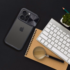 Suojakuori iPhone 15 PLUS:lle Slider musta