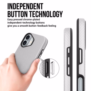 Perfectionists Triangle Mag Case iPhone 15 silver