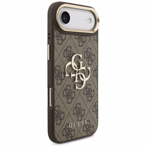 GUESS 4G Big 4G Classic Logo -suojakuori iPhone Airille - ruskea ja kulta
