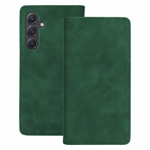 Smart Suede -kuori mallille Samsung Galaxy A55 5G, vihreä