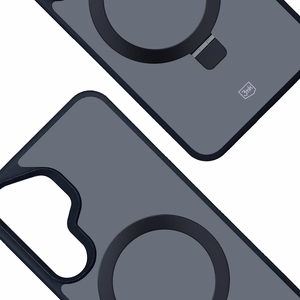 3mk Smoke Case Mag&Stand Samsung Galaxy S25+:lle - musta