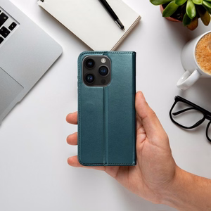 SMART MAGNETO Book Suojakuori IPHONE 17:lle tummanvihreä