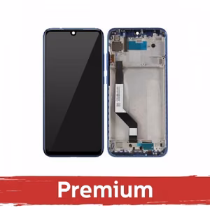 LCD-näyttö yhteensopiva Xiaomi Redmi Note 9S (Note 9 Pro) rungolla / sininen / OEM