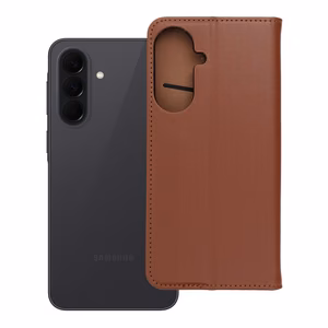 Nahkainen lompakkokuori Samsung A37 5G:lle Smart Pro Book ruskea