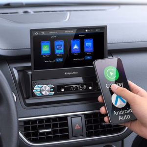 Kruger&Matz KM2018 -autoradio ulosvedettävällä 7 tuuman näytöllä, CarPlay/Android Auto