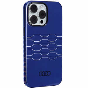 Audi IML MagSafe suojakuori iPhone 15 Pro Max:lle - sininen