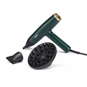 BaByliss Air Power Pro D6555DE – 1700 W ionisoiva hiustenkuivain, vihreä/kullanvärinen