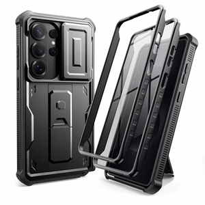 Tech-Protect Kevlar Cam+ -suojakuori Samsung Galaxy S26 Ultra:lle musta