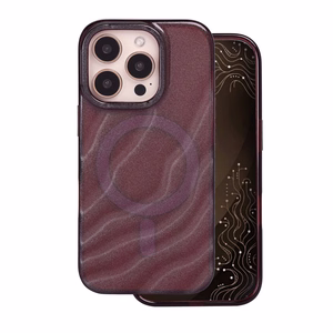 Tecto Shield Desert Mag -suojakuori mallille iPhone 16 Pro 6,3", mahonginvärinen