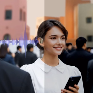 Bluetooth handsfree Dudao U17Max valkoinen (Bluetooth 5.3)