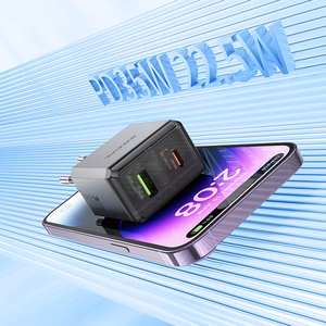 Borofone Wall charger BN20 Lena - USB + Type C - PD 35W grey
