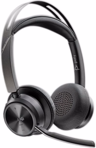 HP Poly Voyager Focus 2-M USB-C-C -kuulokkeet USB-C/A-adapteri latausteline