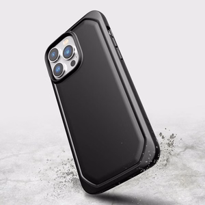 X-Doria Raptic Slim suojakuori iPhone 14 Pro Max -laitteelle, biohajoava, musta