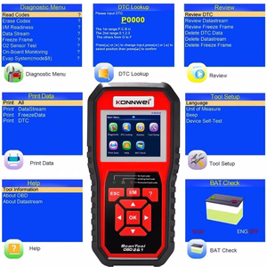 Konnwei KW850 OBD2 -diagnostiikkaskanneri