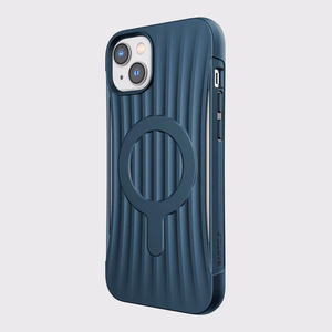 Raptic X-Doria Clutch Case iPhone 14 Plus MagSafe takakuori sininen