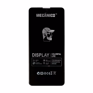 Mecanico LCD Näyttö T2O Samsung Galaxy A32 4G:lle musta kehyksellä