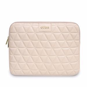 Guess Quilted suojapussi 13 tuuman kannettavalle - vaaleanpunainen