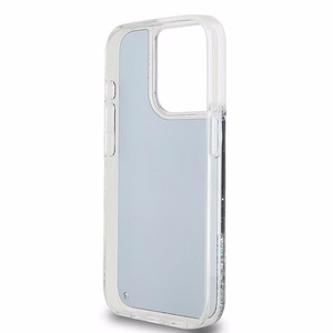 DKNY Liquid Glitter Big Logo Suojakuori iPhone 13 Pro / 13:lle - musta