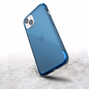 Raptic X-Doria Air kotelo iPhone 14 Plus panssaroitu kansi sininen