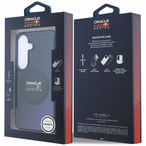 RED BULL Suojakuori SAMSUNG S26:lle RBHMS26S24HGDSV (Magnetic Double Layer PC Blended Lines) laivastonsininen