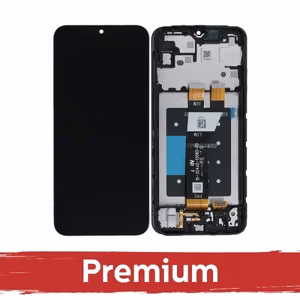 LCD Näyttö yhteensopiva Samsung A146P A14 5G musta kehyksellä OEM