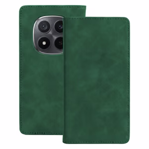 Smart Suede -kuori mallille Xiaomi Redmi Note 15 5G, vihreä