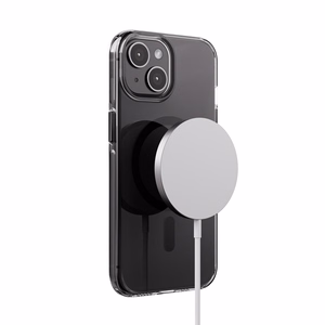 Crong Clear MAG Pro MagSafe suojakuori iPhone 15 -laitteelle, musta