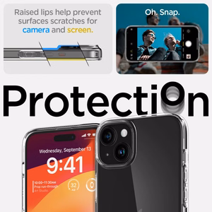 Spigen Liquid Crystal Suojakuori iPhone 15 Plus 6,7 kirkas
