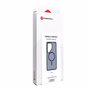 Suojakuori Samsung S26 Ultra Forcell F-Protect BumperX Premium MagSafe-yhteensopiva tummansininen