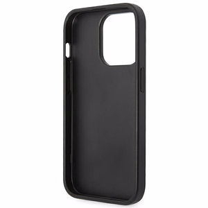 Guess Saffiano-hihnallinen kotelo iPhone 14 Pro - musta