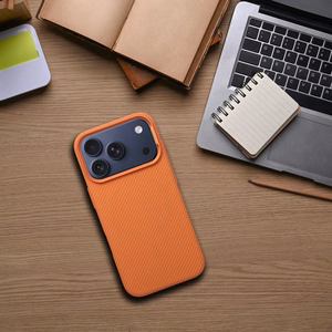K-Look MagSafe-yhteensopiva suojakuori iPhone 16 PRO -puhelimelle, oranssi