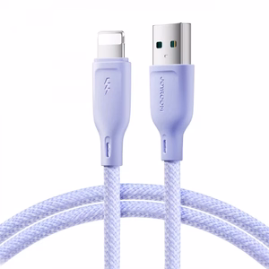 USB-kaapeli Joyroom SA34-AL3 violetti Lightning 100cm