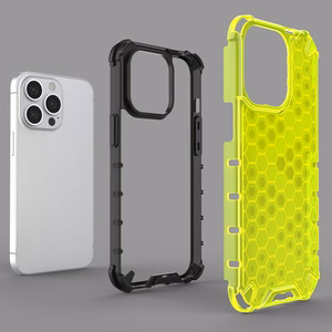 Honeycomb Asia panssari kansi TPU puskuri iPhone 13 Pro punainen