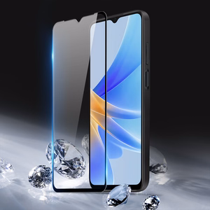 Dux Ducis 9D Karkaistu lasi Oppo A17 9H karkaistu lasi mustalla kehyksellä