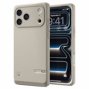Spigen Classic LS MagSafe -suojakuori iPhone 17 Pro:lle - beige