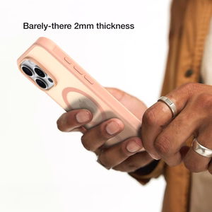 Incase Slim Case -suojakuori MagSafe-tuella iPhone 16 Pro Max -puhelimelle, Blush Pink