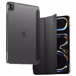 Spigen Liquid Air Folio Suojakuori iPad Pro 13 7 / 8 / 2024-2025:lle - Musta