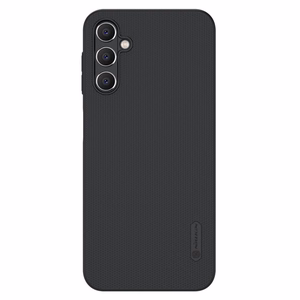 Nillkin Super Frosted Shield Suojakuori Samsung Galaxy A14 5G / Galaxy A14:lle musta