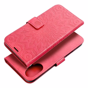 MEZZO kirjakotelo IPHONE 16 Plusille mandala magenta