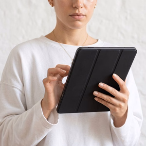 Tech-Protect SmartCase Pen -suojakuori Samsung Galaxy Tab S12+ 12.4" X840 / X846B -mallille, musta