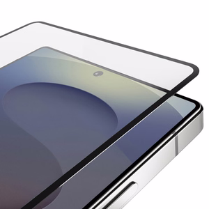 Puro Frame karkaistu lasi mustalla kehyksellä Samsung Galaxy S25 Ultra -puhelimelle