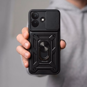 Tech-Protect CamShield Pro -suojakuori laitteelle Xiaomi Redmi Note 17 Pro 5G – musta