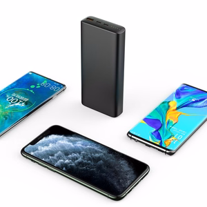 Ulkoinen akku Veger T100 (W2032C-100) PD QC3.0 5A 100W 20000 mAh musta