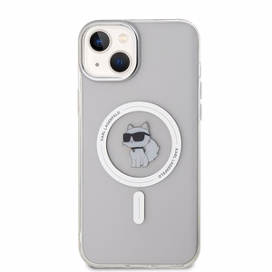 Karl Lagerfeld Suojakuori iPhone 15 Plus 6,7 KLHMP15MHFCCNOT läpinäkyvä HC MagSafe IML C