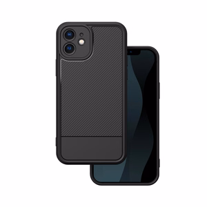 Simple Carbon suojakuori iPhone 12 6,1' musta