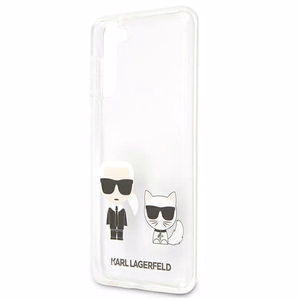 Karl Lagerfeld Karl&Choupette Case for Samsung Galaxy S21+ - Transparent