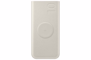 Tehopankki Samsung EB-U2510XUEGEU induktiivinen 10000 mAh 2x USB-C 25W SFC - beige