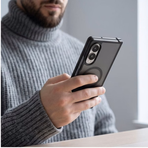 Tech-Protect Magmat MagSafe -suojakuori Samsung Galaxy Z Fold 7 / 8 Ultra -puhelimelle, mattamusta